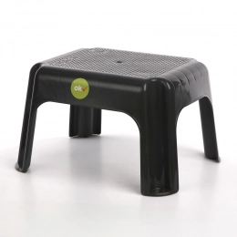 Rectangular stool 36.5x30x24cm graphite