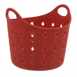 Cubal Libra small basket 12X11X11 cm red