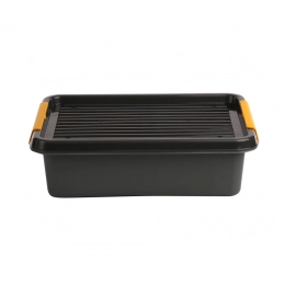 Solidstorebox storage container with lid 39x29x11cm 8,5l