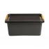 Solidstorebox storage container with lid 39x29x16,5cm 12,5l (1522)