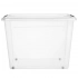 Simple store storage container with lid on wheels 58x39x42cm 80 L Simple store storage container with lid on wheels 58x39x42cm 80 L