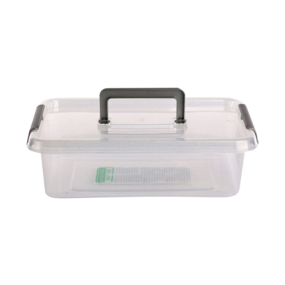 
                                                Antibacterial storage container with micro-particles of silver, with lid and handle 39x29x11cm 8,5l (1513)
                                                