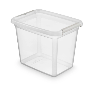 
                                            Basestore container with lid and clips, 38x28x30 cm, 20L
                                            