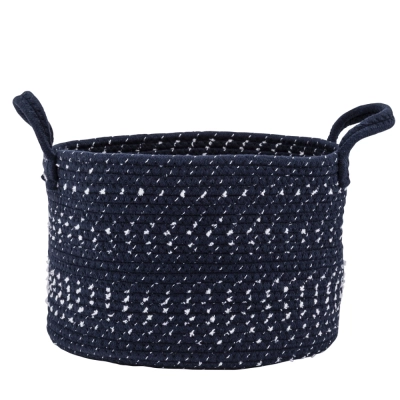
                                            Woven basket, 28x28x20 cm, navy blue
                                            