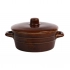 Pot for lard with lid 1 l