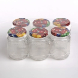 Set of 6 jars to-720+caps 6z