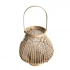 Rattan lantern 26x27 cm