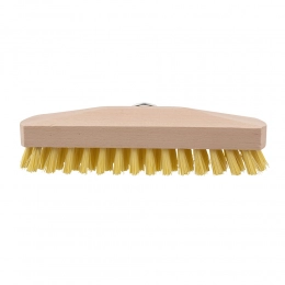 Wooden brush szrober with hole and thread