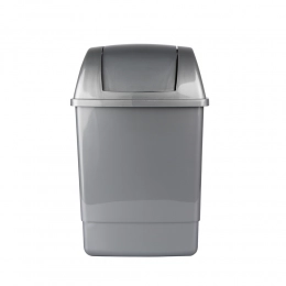 Clip bin 12l silver