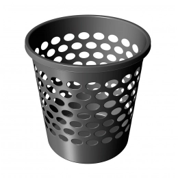 Office basket 10 L graphite