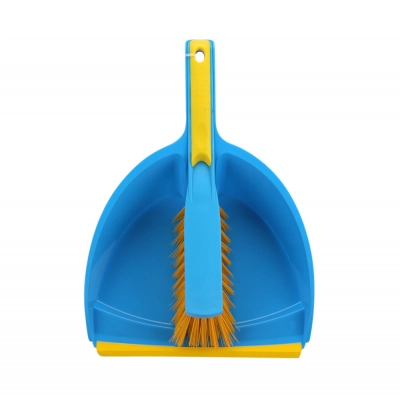 
                                            Set of dustpan with rubber + broom, glamour
                                            
