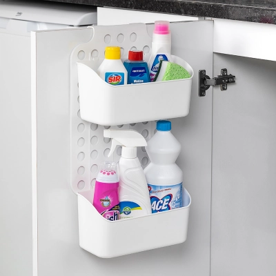
                                                Hanging organizer 35x25x13cm, duo white
                                                