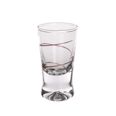 
                                            Golden Spiral set of 6 vodka glasses x small 25ml
                                            