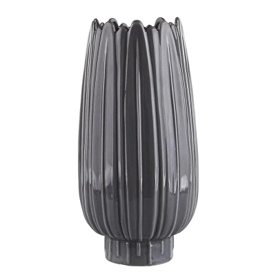 
                                            Grey flowerpot 9,5x9,5x19 cm
                                            