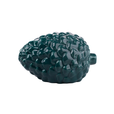 
                                            Porcelain decorative cone,12x8,5x7,5 cm, green
                                            