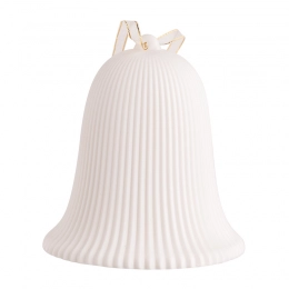 Porcelain bell with led light 11x11x12 cm