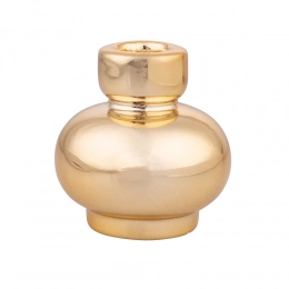 Подсвечник золотого цвета 7,5x7,5x8 см