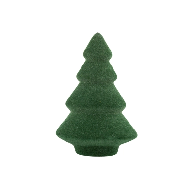 
                                            Green christmas tree qwith valvet finishing 5,5x5,5x13 cm
                                            