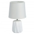 Table lamp with white ceramic base 18x31 cm