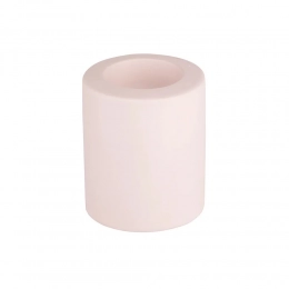 Ceramic candlestick 6,5x6,5x8 cm pink BZ