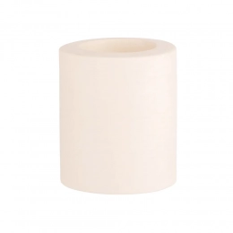 Ceramic candlestick 6,5x6,5x8 cm cream BZ