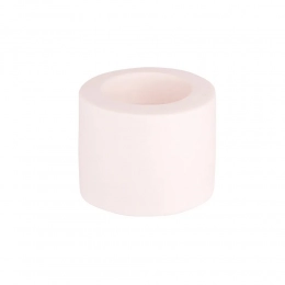 Ceramic candlestick 6,5x6,5x5,5 cm pink BZ