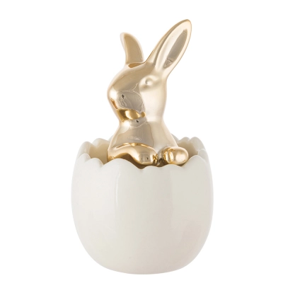 
                                                Ceramic decoration gold rabbit in egg 5,5x5,5x9,5 cm
                                                