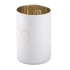 Matt glass candlestick with a golden finish inside 8x12 cm heart Matt glass candlestick with a golden finish inside 8x12 cm heart