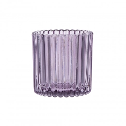 Glass candle holder 7,5x7,5x7,5 cm