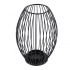Black metal lattice candle holder 16X16X23 cm Black metal lattice candle holder 16X16X23 cm