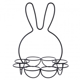 Egg holder rabbit design 19x19x23 cm