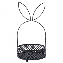Metal box rabbit design 19x19x34 cm