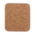 Комплект из 4 квадратных шайб 20x20 см из натурального пробкового материала. Комплект из 4 квадратных шайб 20x20 см из натурального пробкового материала.