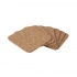 Комплект из 6 квадратных шайб размером 10х10 см из натурального пробкового материала. Комплект из 6 квадратных шайб размером 10х10 см из натурального пробкового материала.