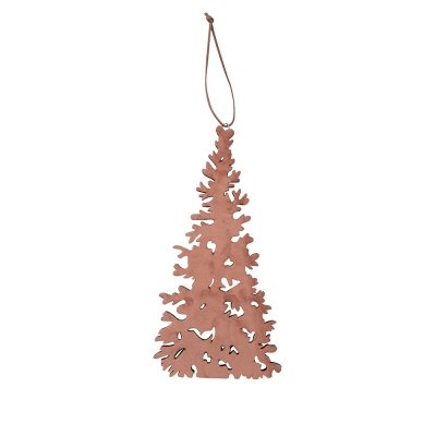 
                                            Wooden decor Christmas tree with hanger 27x14 cm
                                            