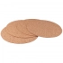 Набор из 4 круглых пробковых подставок диаметром 30 см Набор из 4 круглых пробковых подставок диаметром 30 см