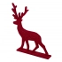 Wooden figurine reindeer finished with velour 23x4x30 cm Wooden figurine reindeer finished with velour 23x4x30 cm