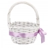 Willow oval basket with ribbon 22x16x9/20 cm Willow oval basket with ribbon 22x16x9/20 cm