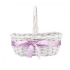 Willow oval basket with ribbon 22x16x9/20 cm Willow oval basket with ribbon 22x16x9/20 cm