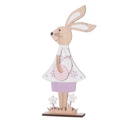 
                                            Wooden rabbit with eggs 12x4x24,5 cm
                                            