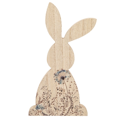 
                                                Wooden rabbit with ptint 11x2x21 cm
                                                