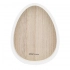 Деревянная тарелка в форме яйца 15,5x19,5 см Деревянная тарелка в форме яйца 15,5x19,5 см