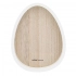 Деревянная тарелка в форме яйца 18,5x23,5 см Деревянная тарелка в форме яйца 18,5x23,5 см