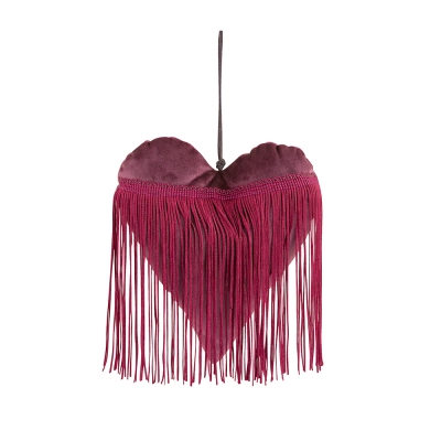 
                                                Burgundy heart with hanger 15x13 cm
                                                
