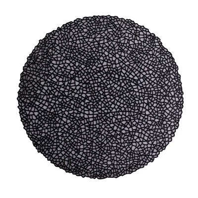 
                                            PVC woven table mat, 38 cm, black
                                            