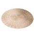 Round placemat 38 cm gold color