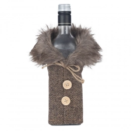 Christmas wine covers 17x24 cm