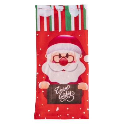
                                            Bottle Christmas decor covers 30x14 cm, dec. Santa
                                            