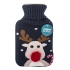 Hot water bottle in a sweater cover, 1 liter, dec. reindeer Hot water bottle in a sweater cover, 1 liter, dec. reindeer