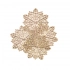 Set of 4 pcs cup mat, 10x10 cm, dec. Snowflake Set of 4 pcs cup mat, 10x10 cm, dec. Snowflake